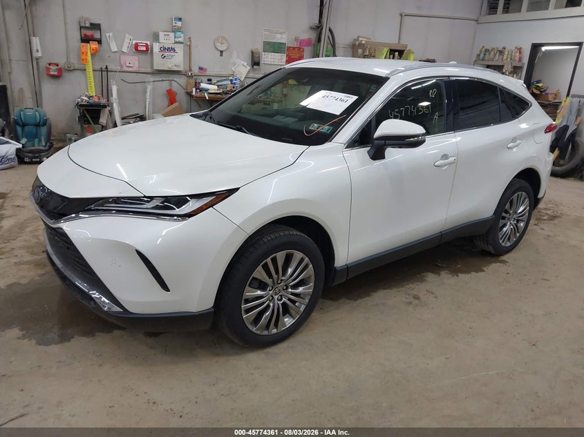 2021 Toyota Venza VIN JTEAAAAH0MJ047004 IAAI salvage auction — HAIL, Salvage (Pennsylvania), sold $16,750 on 2026-08-27 (photo 2)
