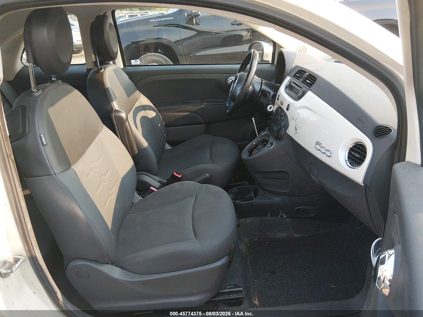 2012 Fiat 500 VIN 3C3CFFAR9CT381015 IAAI salvage auction — NORMAL WEAR, Clear (Washington), sold $200 on 2026-08-12 (photo 5)