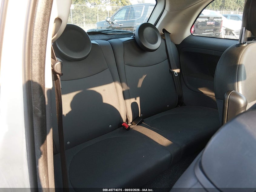 2012 Fiat 500 VIN 3C3CFFAR9CT381015 IAAI salvage auction — NORMAL WEAR, Clear (Washington), sold $200 on 2026-08-12 (photo 8)