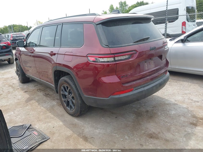2025 Jeep Grand cherokee VIN 1C4RJKAG5S8665119 IAAI salvage auction — FRONT END, Salvage (Oklahoma), sold $11,100 on 2026-09-09 (photo 3)