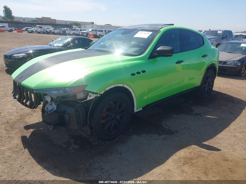 2021 Maserati Levante VIN ZN661XUA0MX363025 IAAI salvage auction — FRONT END, Salvage Title, sold $3,550 on 2026-08-17 (photo 2)