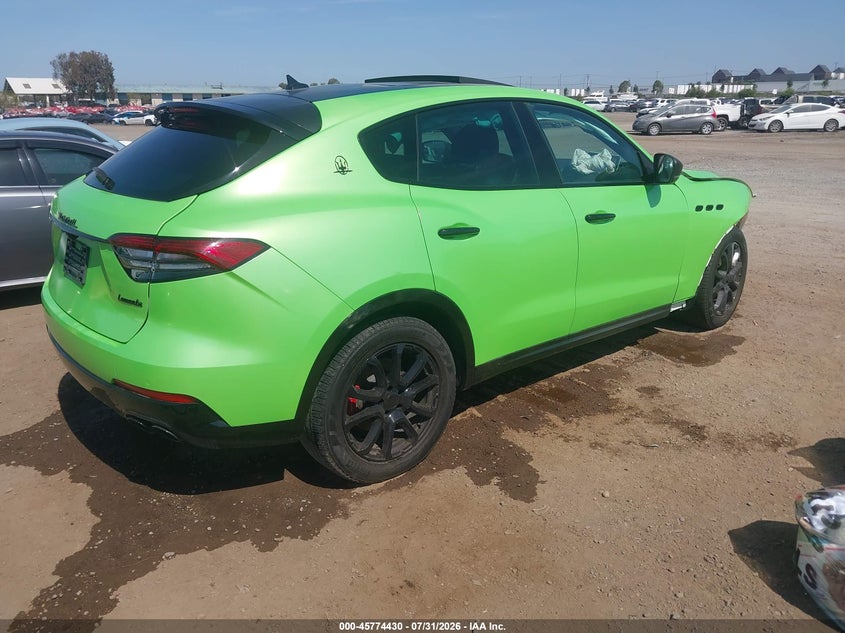 2021 Maserati Levante VIN ZN661XUA0MX363025 IAAI salvage auction — FRONT END, Salvage Title, sold $3,550 on 2026-08-17 (photo 4)
