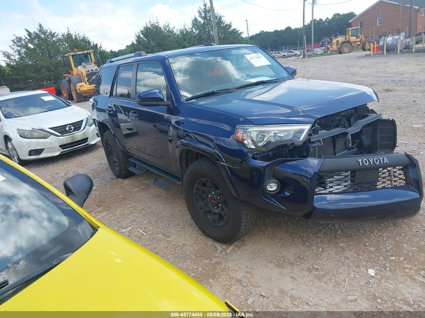 2021 Toyota 4runner VIN JTEEU5JR2M5246783 IAAI salvage auction — FRONT END, Salvage Title, sold $11,500 on 2026-08-31 (photo 1)