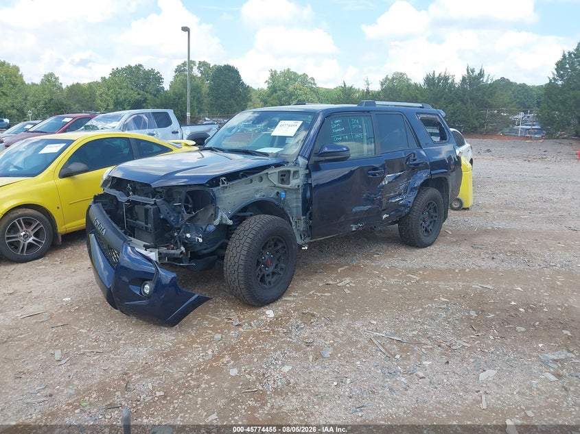 2021 Toyota 4runner VIN JTEEU5JR2M5246783 IAAI salvage auction — FRONT END, Salvage Title, sold $11,500 on 2026-08-31 (photo 2)