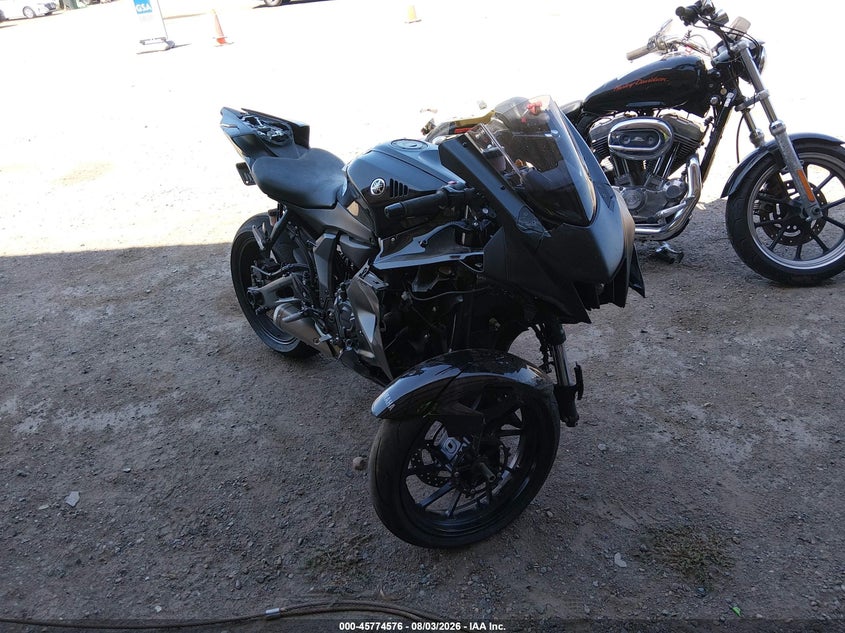 2025 Yamaha Yzf VIN JYARM38Y2SA003577 IAAI salvage auction — FRONT END, Salvage (California), sold $1,475 on 2026-08-17 (photo 1)