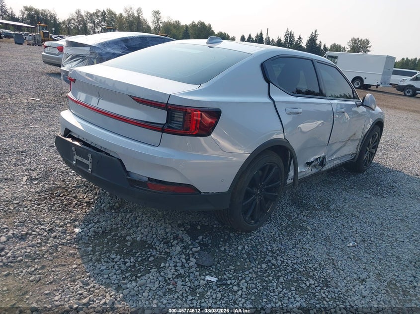2022 Polestar 2 VIN LPSED3KA3NL077798 IAAI salvage auction — RIGHT SIDE, Bill Of Sale (Washington), sold $7,850 on 2026-09-02 (photo 4)