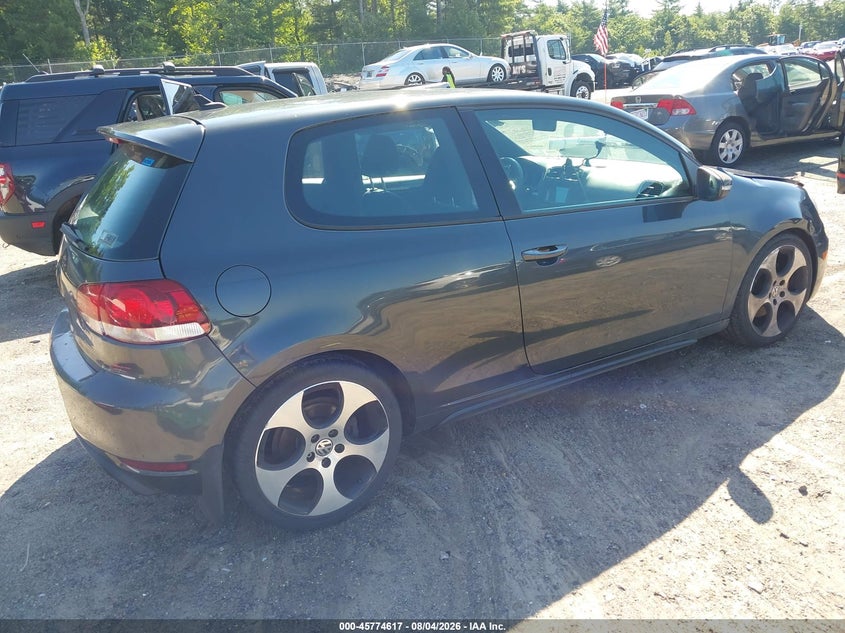 2012 Volkswagen Gti VIN WVWED7AJ9CW137739 IAAI salvage auction — SIDE, Clear (Massachusetts), sold $425 on 2026-08-14 (photo 4)