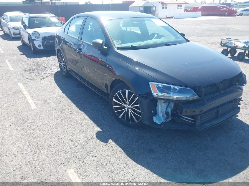 2016 Volkswagen Jetta VIN 3VWD17AJ9GM377302 IAAI salvage auction — LEFT FRONT, Salvage (California), sold $1,650 on 2026-08-10 (photo 1)