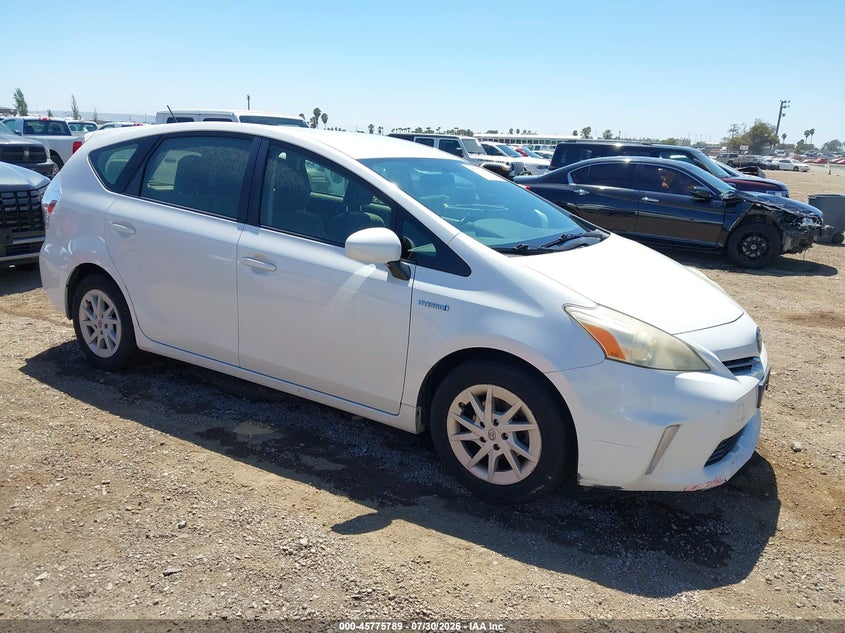 2013 Toyota Prius v VIN JTDZN3EU4D3206609 IAAI salvage auction — NORMAL WEAR, Clear - Dealer Only (California), sold $2,400 on 2026-08-20 (photo 1)