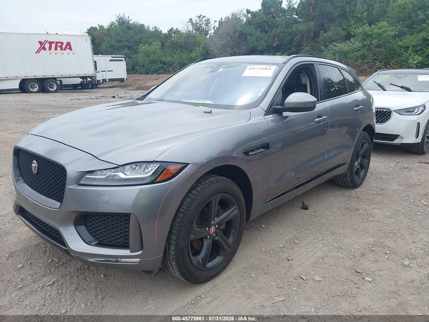 2020 Jaguar F-pace VIN SADCP2FX4LA651935 IAAI salvage auction — REAR END, Salvage Title, sold $7,950 on 2026-09-16 (photo 2)