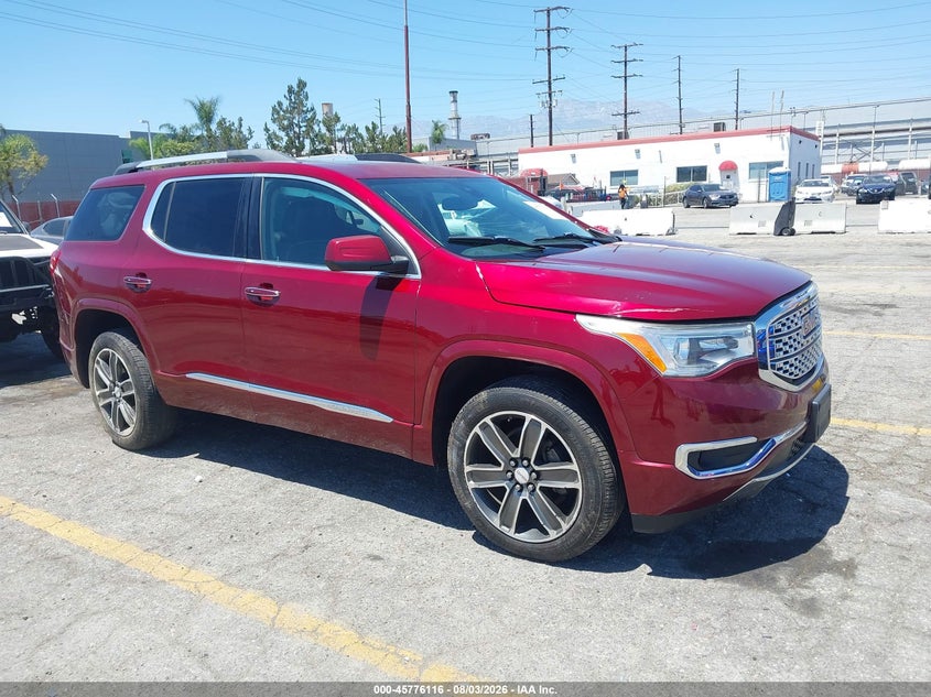 2018 Gmc Acadia VIN 1GKKNPLS2JZ218877 IAAI salvage auction — FRONT & REAR, Salvage Title, sold $1,050 on 2026-08-29 (photo 1)