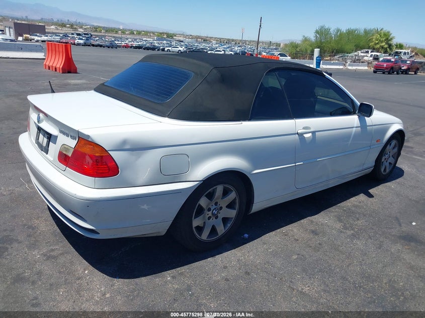 2001 BMW 3 series VIN WBABS33441JY55246 IAAI salvage auction — NORMAL WEAR, Clear (Nevada), sold $725 on 2026-08-14 (photo 6)