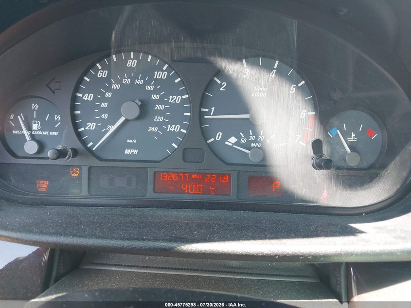 2001 BMW 3 series VIN WBABS33441JY55246 IAAI salvage auction — NORMAL WEAR, Clear (Nevada), sold $725 on 2026-08-14 (photo 7)