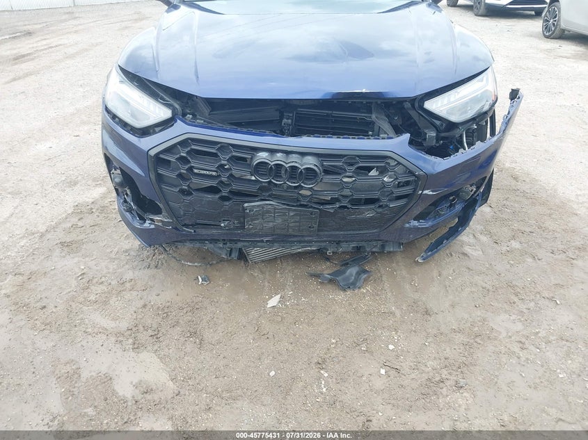 2022 Audi Q5 VIN WA1FAAFY3N2111299 IAAI salvage auction — FRONT END, Wait Title, sold $14,100 on 2026-08-26 (photo 6)