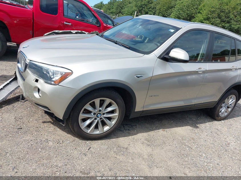 2015 BMW X3 VIN 5UXWX9C54F0D44233 IAAI salvage auction — FRONT END, Clear (Massachusetts), sold $800 on 2026-08-24 (photo 2)