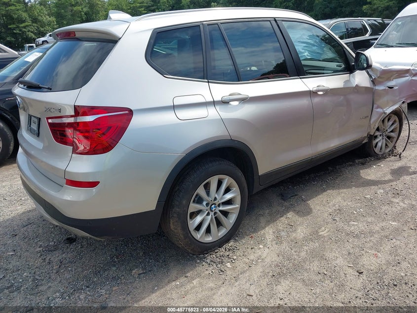 2015 BMW X3 VIN 5UXWX9C54F0D44233 IAAI salvage auction — FRONT END, Clear (Massachusetts), sold $800 on 2026-08-24 (photo 4)