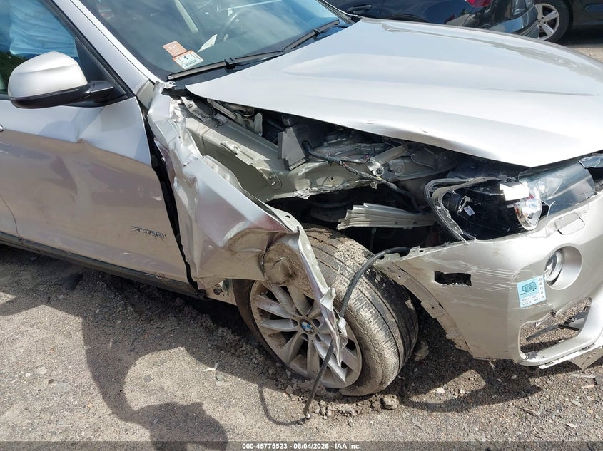 2015 BMW X3 VIN 5UXWX9C54F0D44233 IAAI salvage auction — FRONT END, Clear (Massachusetts), sold $800 on 2026-08-24 (photo 6)