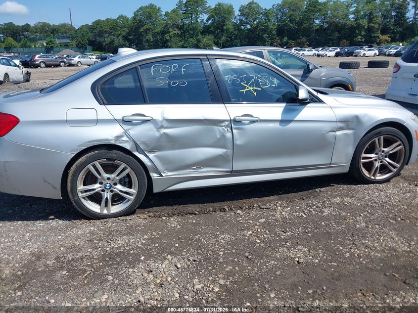 2014 BMW VIN WBA3B3G52ENR82888 IAAI salvage auction — RIGHT SIDE, Salvage Title, sold $25 on 2026-08-18 (photo 6)