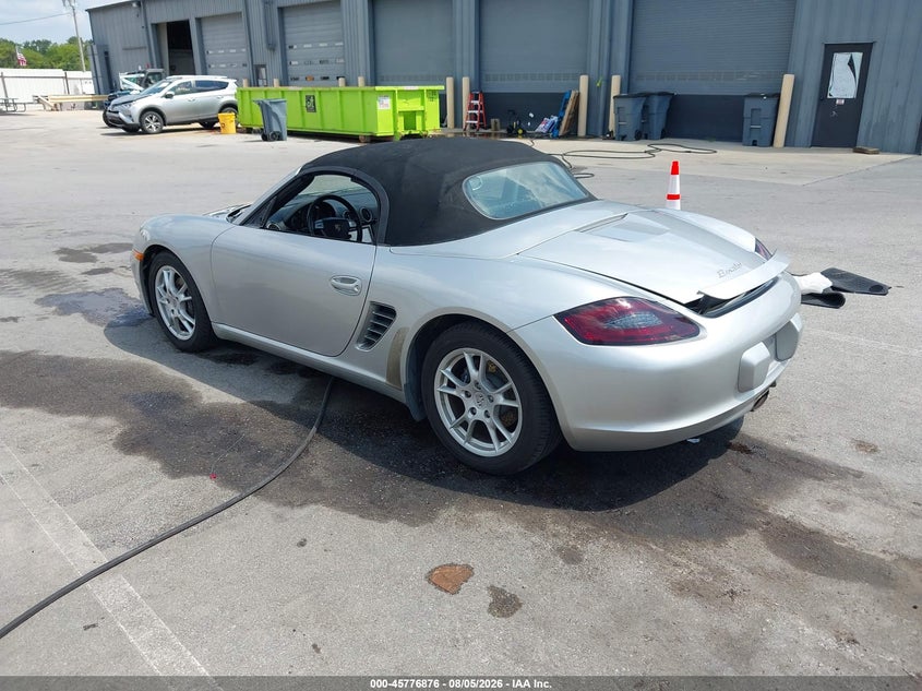 2006 Porsche Boxster VIN WP0CA29836U711658 IAAI salvage auction — LEFT SIDE, Clear (Indiana), sold $9,900 on 2026-09-11 (photo 3)