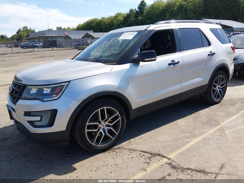 2017 Ford Explorer VIN 1FM5K8GT6HGC02208 IAAI salvage auction — RIGHT SIDE, Wait Title, sold $2,550 on 2026-10-06 (photo 2)