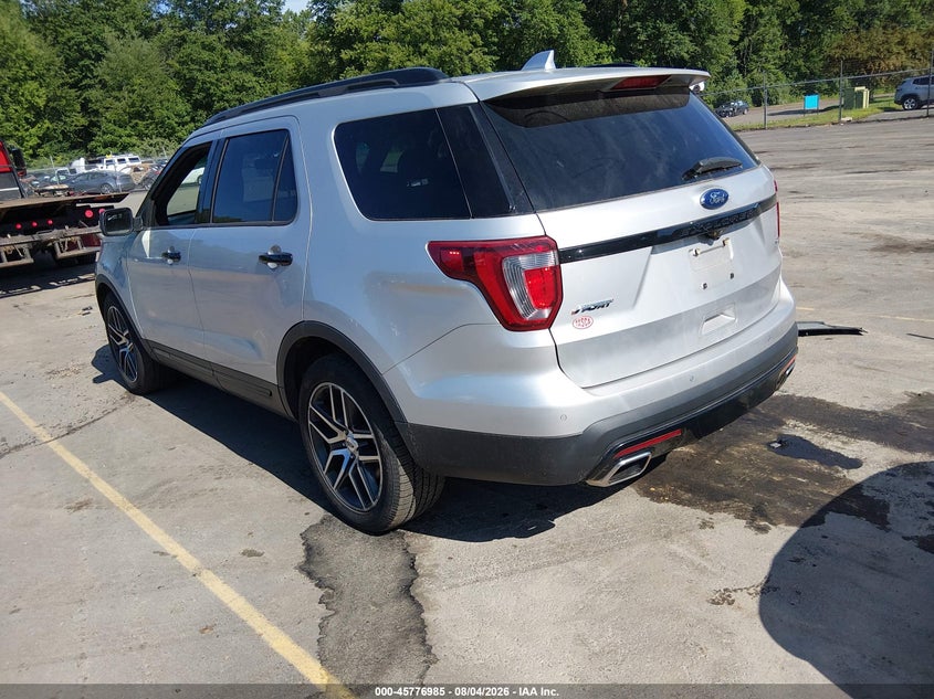 2017 Ford Explorer VIN 1FM5K8GT6HGC02208 IAAI salvage auction — RIGHT SIDE, Wait Title, sold $2,550 on 2026-10-06 (photo 3)