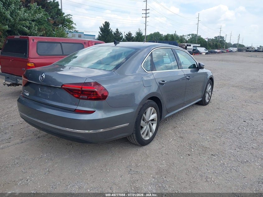 2018 Volkswagen Passat VIN 1VWBA7A31JC027891 IAAI salvage auction — LEFT FRONT, Salvage Title, sold $4,450 on 2026-09-30 (photo 4)