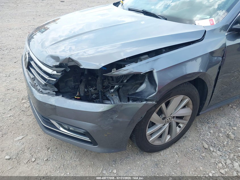 2018 Volkswagen Passat VIN 1VWBA7A31JC027891 IAAI salvage auction — LEFT FRONT, Salvage Title, sold $4,450 on 2026-09-30 (photo 6)