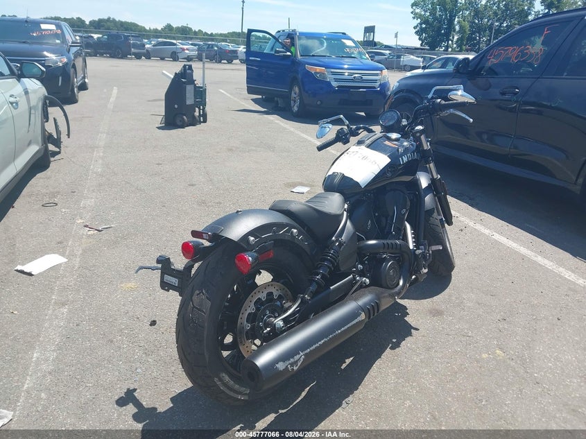2026 Indian motorcycle co. Scout VIN 56KSBV614T3033791 IAAI salvage auction — SIDE, Salvage (New Jersey), sold $5,050 on 2026-09-16 (photo 3)