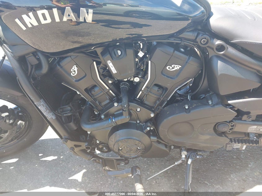 2026 Indian motorcycle co. Scout VIN 56KSBV614T3033791 IAAI salvage auction — SIDE, Salvage (New Jersey), sold $5,050 on 2026-09-16 (photo 8)