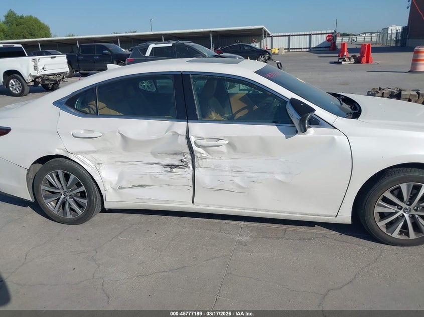 2019 Lexus ES VIN 58ABZ1B18KU008681 IAAI salvage auction — LEFT & RIGHT, Salvage (Texas), sold $14,600 on 2026-08-23 (photo 6)