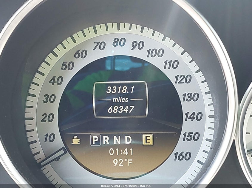 2012 Mercedes-benz C-klasse VIN WDDGF4HB1CA631273 IAAI salvage auction — NORMAL WEAR, Clear (Georgia), sold $2,650 on 2026-08-11 (photo 7)