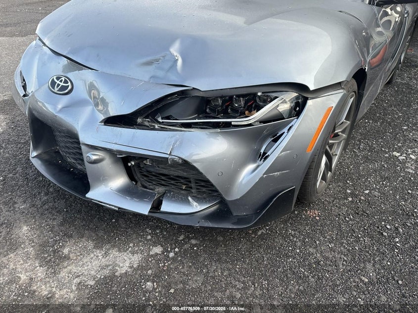 2021 Toyota Supra VIN WZ1DB0C04MW034700 IAAI salvage auction — FRONT END, Clear (New Jersey), sold $15,675 on 2026-08-06 (photo 6)