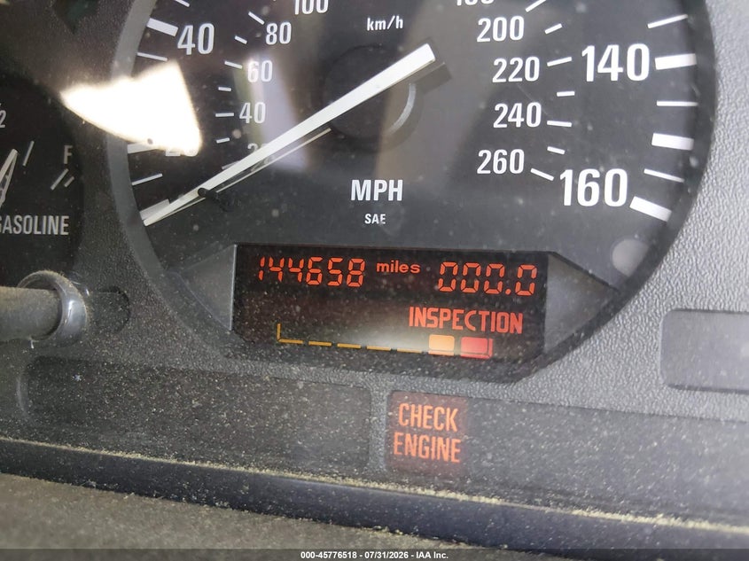 1995 BMW 3 series VIN WBABJ632XSJD42476 IAAI salvage auction — NORMAL WEAR, Clear - Dealer Only (California), sold $1,225 on 2026-08-21 (photo 7)