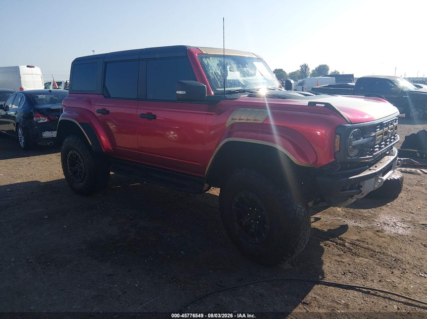 2024 Ford Bronco VIN 1FMEE0RR1RLA38627 IAAI salvage auction — FRONT END, Salvage (Arkansas), sold $35,300 on 2026-09-30 (photo 1)