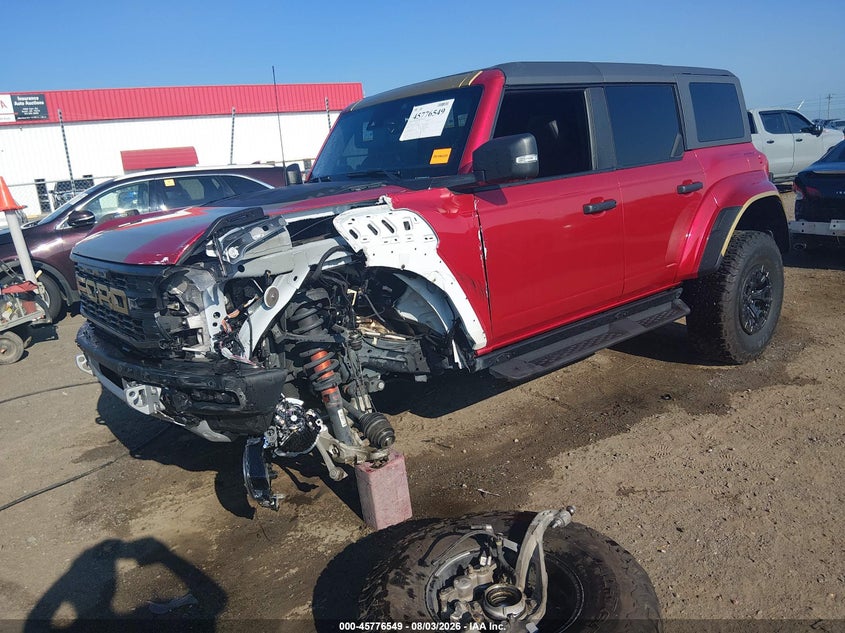 2024 Ford Bronco VIN 1FMEE0RR1RLA38627 IAAI salvage auction — FRONT END, Salvage (Arkansas), sold $35,300 on 2026-09-30 (photo 2)