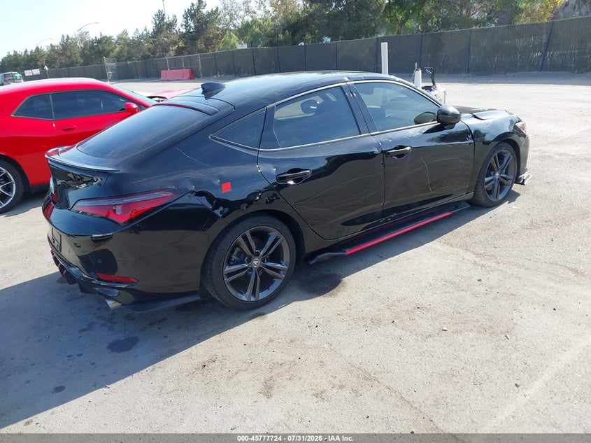 2024 Acura Integra VIN 19UDE4H66RA023648 IAAI salvage auction — VANDALISM, Wait Title, sold $11,250 on 2026-08-24 (photo 4)