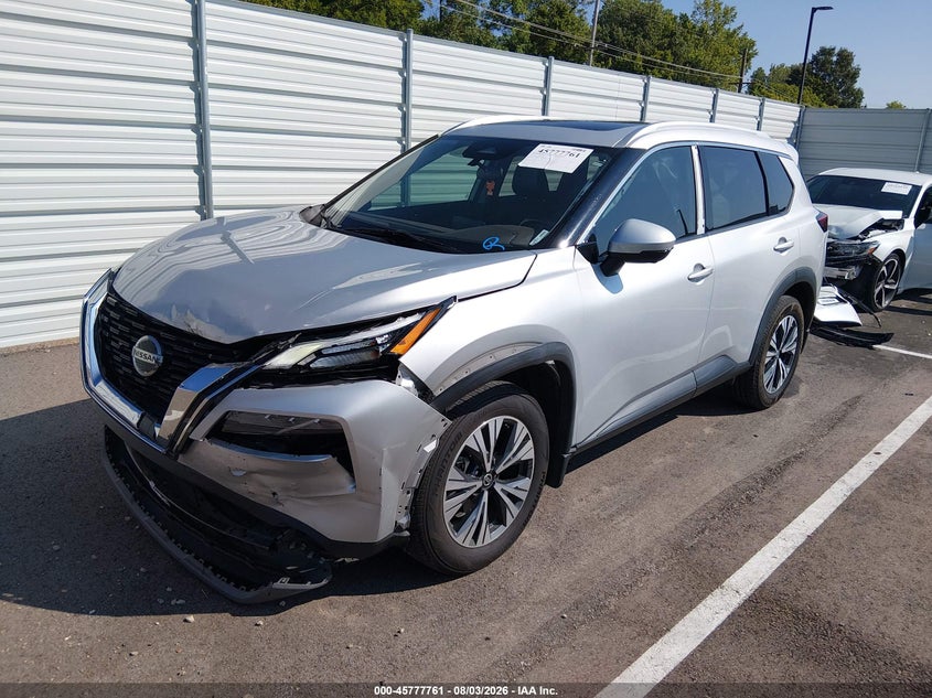 2021 Nissan Rogue VIN 5N1AT3BA4MC691696 IAAI salvage auction — FRONT END, Wait Title, sold $5,200 on 2026-08-20 (photo 2)