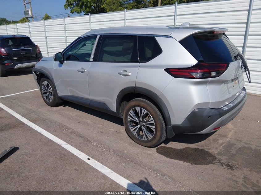 2021 Nissan Rogue VIN 5N1AT3BA4MC691696 IAAI salvage auction — FRONT END, Wait Title, sold $5,200 on 2026-08-20 (photo 3)