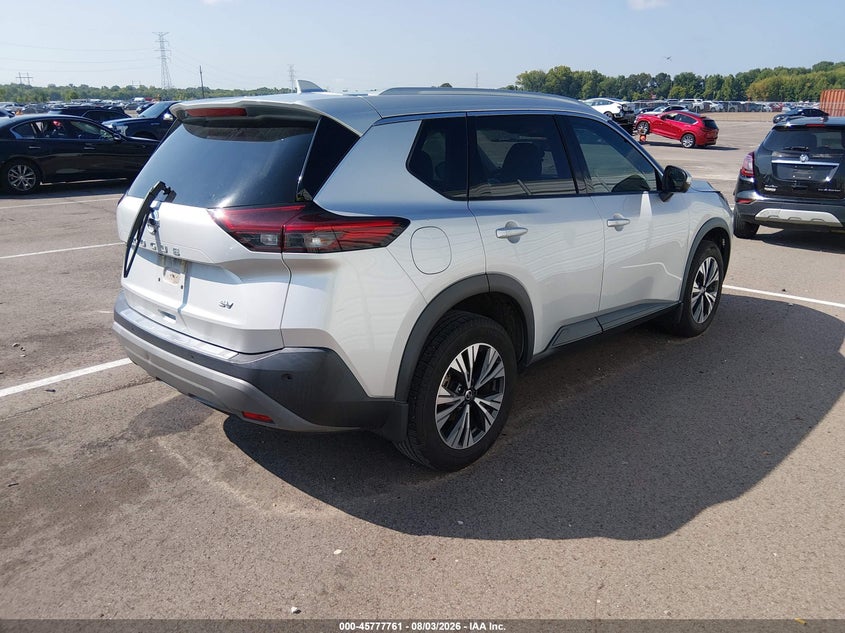 2021 Nissan Rogue VIN 5N1AT3BA4MC691696 IAAI salvage auction — FRONT END, Wait Title, sold $5,200 on 2026-08-20 (photo 4)
