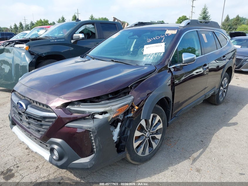 2025 Subaru Outback VIN 4S4BTAPC8S3240612 IAAI salvage auction — LEFT FRONT, Clear (Michigan), sold $18,500 on 2026-08-20 (photo 6)