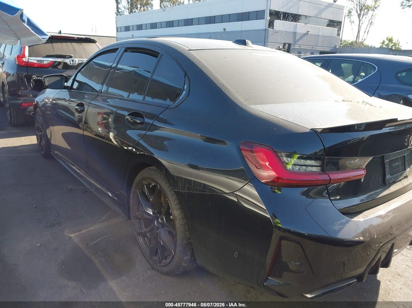 2025 BMW 3er VIN 3MW59FT02S8F73787 IAAI salvage auction — FRONT END, Wait Title, sold $22,300 on 2026-08-19 (photo 3)