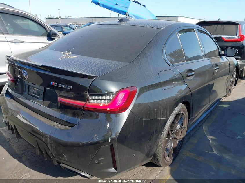 2025 BMW 3er VIN 3MW59FT02S8F73787 IAAI salvage auction — FRONT END, Wait Title, sold $22,300 on 2026-08-19 (photo 4)