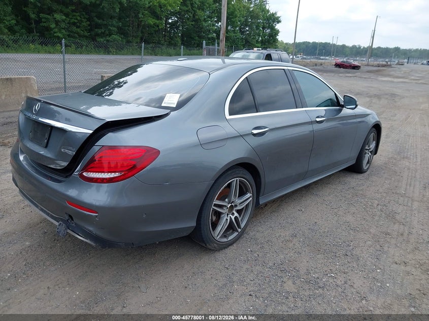 2017 Mercedes-benz E-klasse VIN WDDZF4JBXHA033127 IAAI salvage auction — REAR END, Parts Only Bos (Maryland), sold $4,600 on 2026-08-19 (photo 4)
