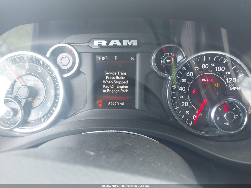 2021 Ram 1500 VIN 1C6RREBT2MN747391 IAAI salvage auction — FRONT END, Wait Title, sold $6,600 on 2026-09-07 (photo 7)