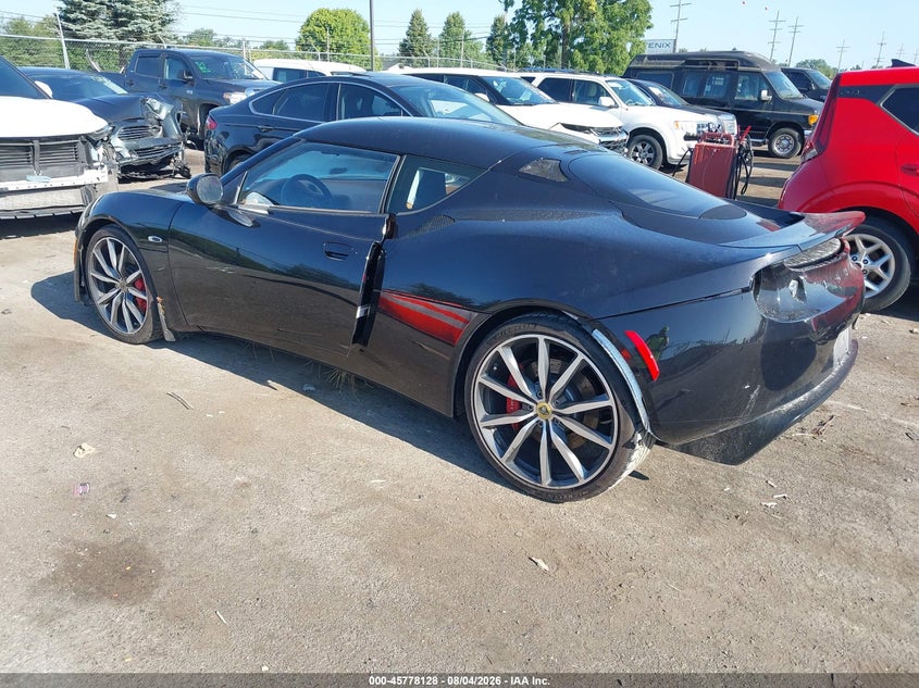 2014 Lotus Evora VIN SCCLMDSU8EHA10035 IAAI salvage auction — FRONT END, Clear (Michigan), sold $18,850 on 2026-09-03 (photo 3)