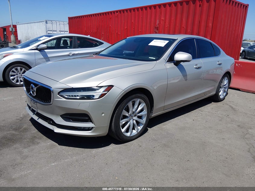 2017 Volvo S90 VIN YV1A22MK0H1016172 IAAI salvage auction — NORMAL WEAR, Wait Title, sold $7,500 on 2026-09-06 (photo 2)
