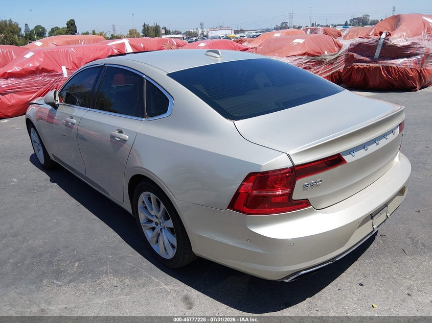 2017 Volvo S90 VIN YV1A22MK0H1016172 IAAI salvage auction — NORMAL WEAR, Wait Title, sold $7,500 on 2026-09-06 (photo 3)