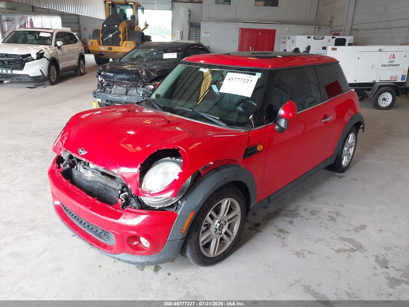 2011 Mini Cooper VIN WMWSU3C58BT251899 IAAI salvage auction — FRONT & REAR, Rebuildable (Florida), sold $225 on 2026-08-19 (photo 2)