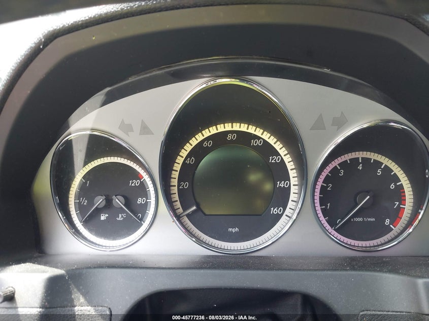 2011 Mercedes-benz C class VIN WDDGF5EB7BA519408 IAAI salvage auction — FRONT & REAR, Parts Only Bos (Maryland), sold $500 on 2026-08-12 (photo 7)