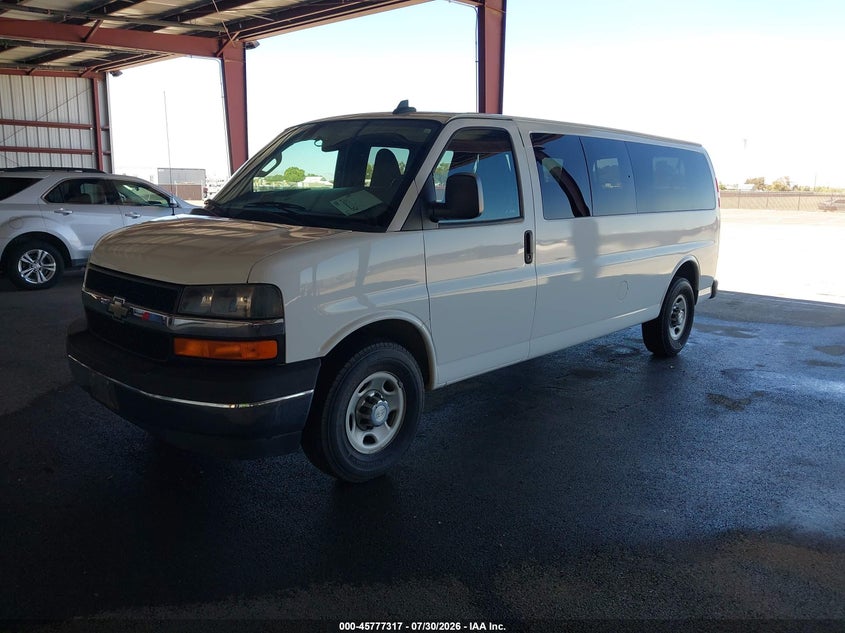 2017 Chevrolet Express 3500 VIN 1GAZGPFF9H1272987 IAAI salvage auction — LEFT REAR, SF97 (California), sold $16,800 on 2026-08-27 (photo 2)